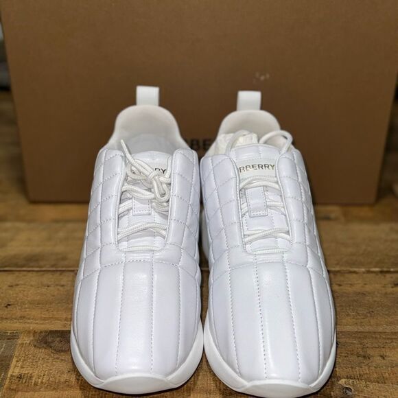 Burberry Leather Sneakers - Picture 9 of 12